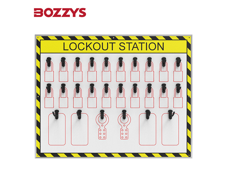 Fixed-point lockout/tagout shadowboard